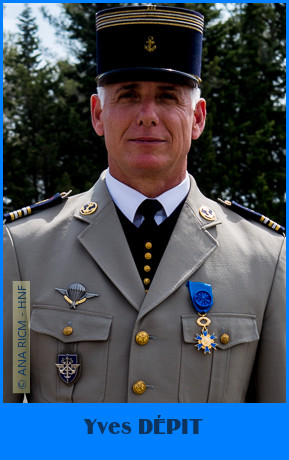 Lieutenant-colonel Yves Dépit, officier de l'ONM