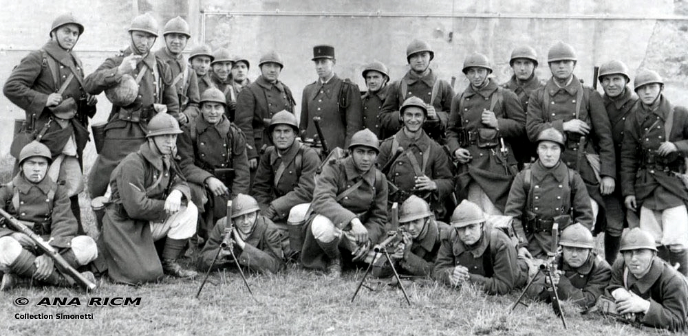 RICM-1933-1940 : Un peloton d'élèves sous-officiers en 1936