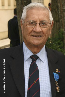 L'adjudant-chef Pierre Fagué en 2008