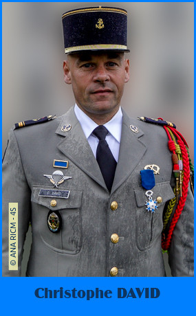 Chevalier de l'Ordre national du Mérite : Major de réserve Christophe David