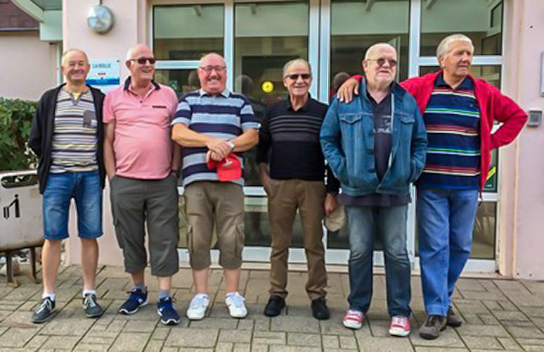 Les anciens de la 66/1B à Saint-Dié-des-Vosges fin août 2018
