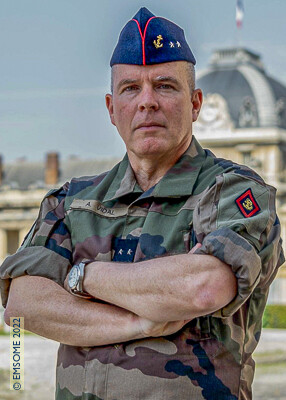 2022, photo EMSOME, le général de brigade Alain Vidal
