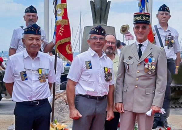 Délégation de la 7S à Sainte-Maxime, le 15 août 2024