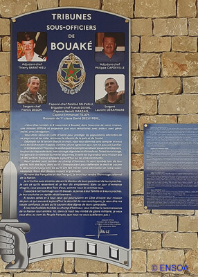 ENSOA, plaque Bouaké