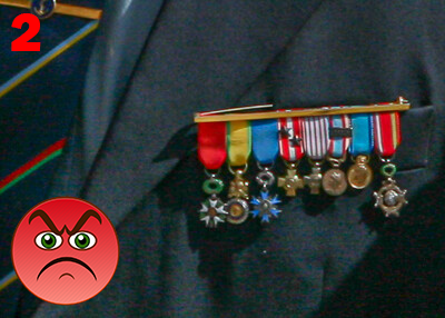 Insigne de décorations réduit